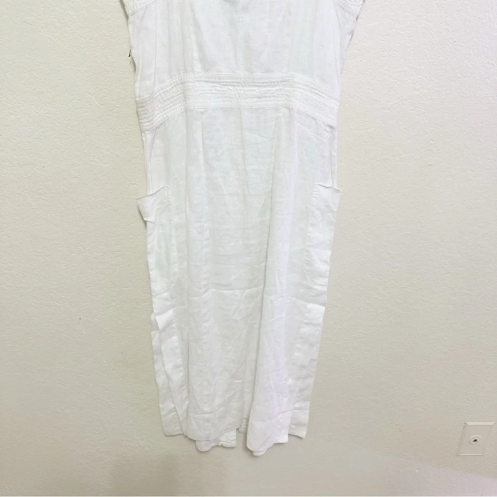 New EQUIPMENT Aris cotton-poplin midi dress size 8 - Picture 13 of 16